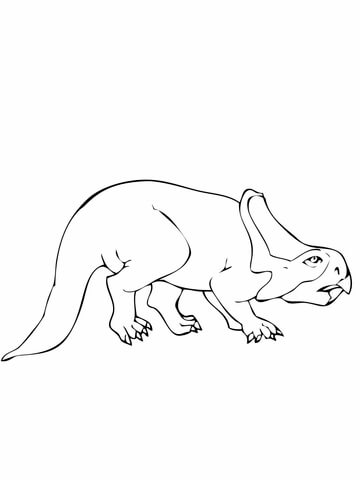 Protoceratops Dinosaur Coloring Page